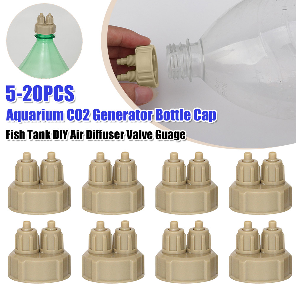 Live Plant Aquarium - Aquarium CO2-Generator Flaschenverschluss Fischbecken Lebende Pflanzen