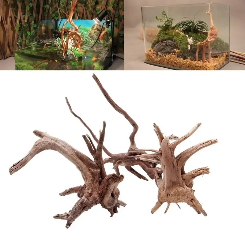 Aquarium Plant Substrate - Natürlicher Baumstamm Treibholz Aquarium Aquarium Reptilien