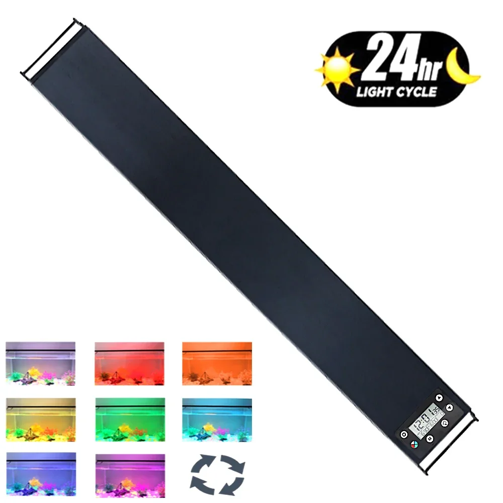 Aquarium Plant Light - 120cm Aquarium 24/7 Vollspektrum-Beleuchtung LED-Licht Wasserdichte
