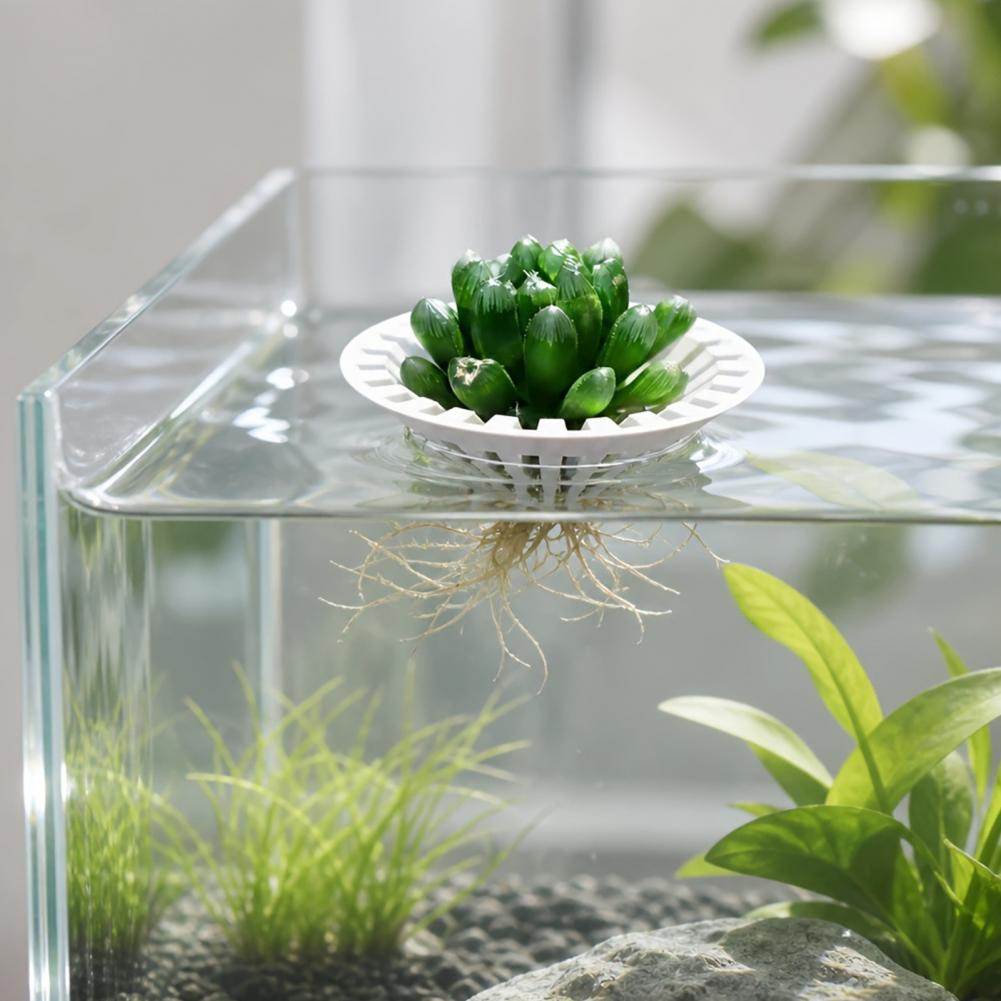 Aquarium Plant Holder - Aquarium Hydroponischer Pflanzentopf 3D-Gedruckter Schwimmender Aquarium-Pflanzenhalter