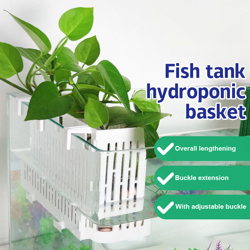 Aquarium Plant Substrate - 【F】Aquarium-Hängepflanzgefäß, hitzebeständiger Hydroponik-Korb für Unterwasserpflanzen im