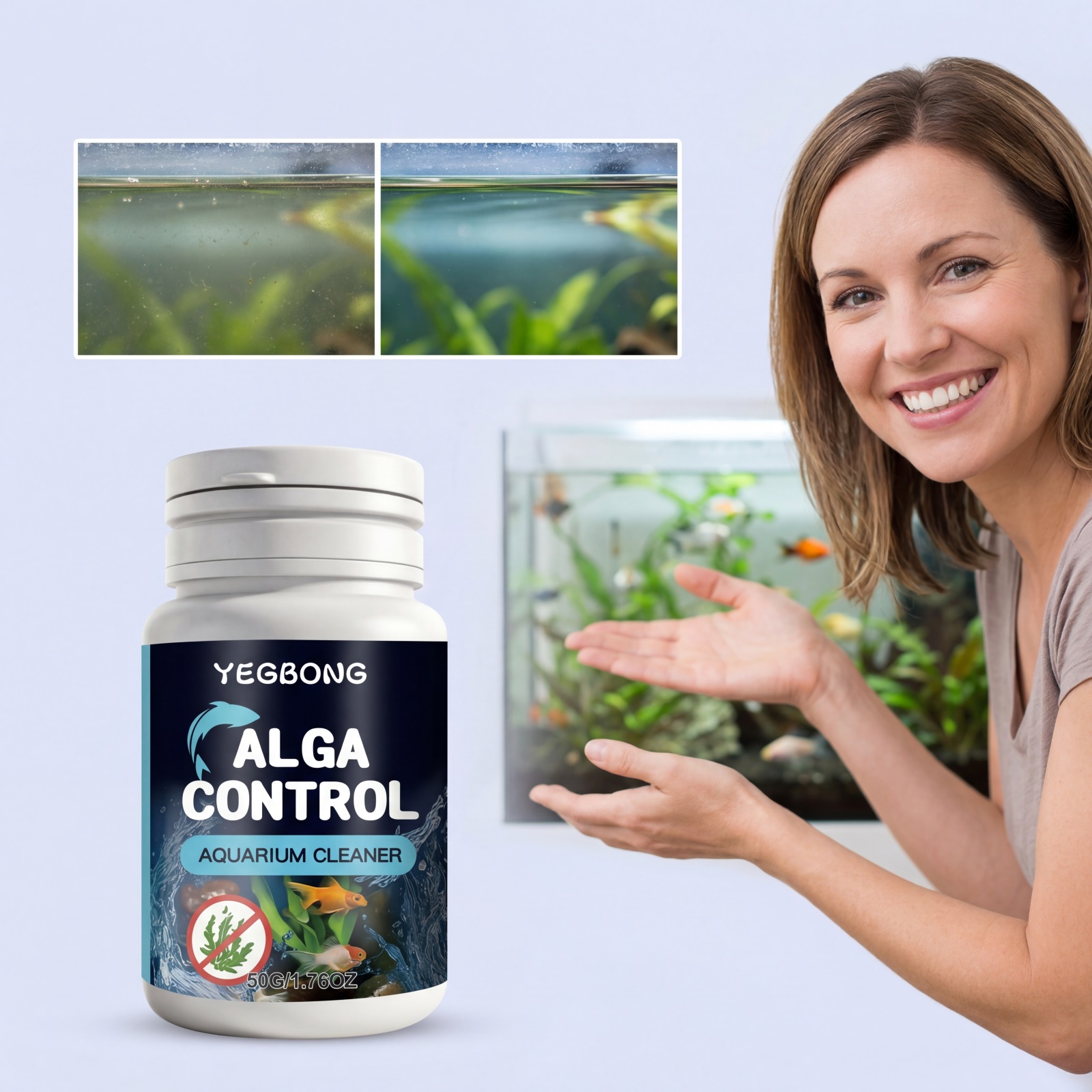 50g Aquarium-Reinigungspulver  – Planted Aquarium Algae Control Bewertung und Preis