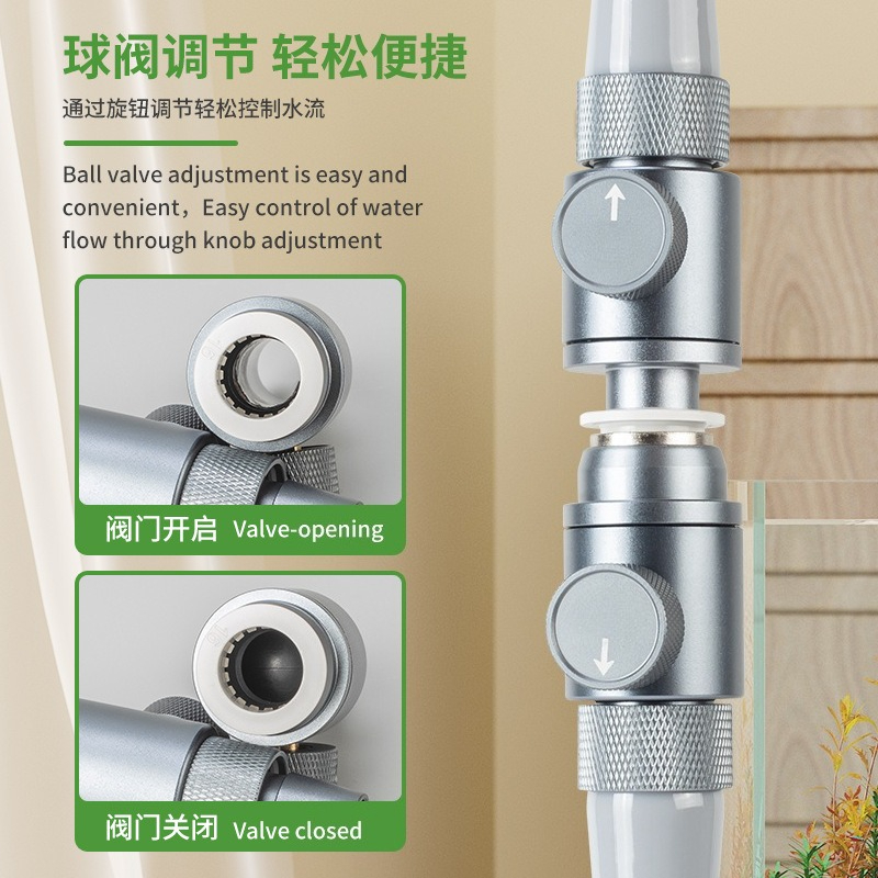 Schnellkupplungs-Kugelhahn für – Aquarium Planted Tank Filter Bewertung und Preis