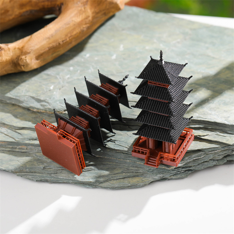 Mini-Pagoden-Statue Antikes Ge – Aquarium Moss Bewertung und Preis